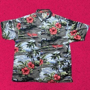 Vintage big dogs button shirt